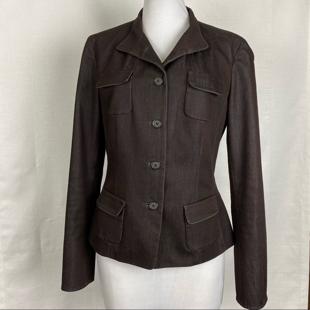 Tahari Brown Blazer Size 6